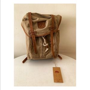 Fjallraven Rucksack No. 21 Small G-1000 Waxed Canvas (Natural) - Authentic